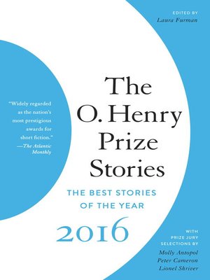 cover image of The O. Henry Prize Stories 2016